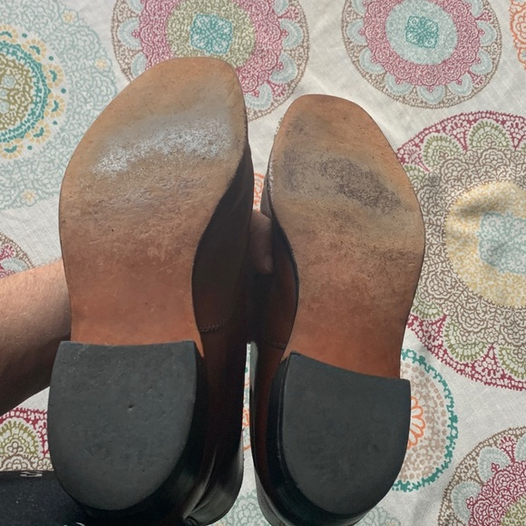 70’s Bostonian Double Zipper Brown Ankle Boots 8.5 - Picture 5 of 13